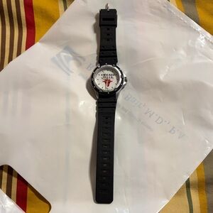 Chicago Bulls Black and White Wristwatch